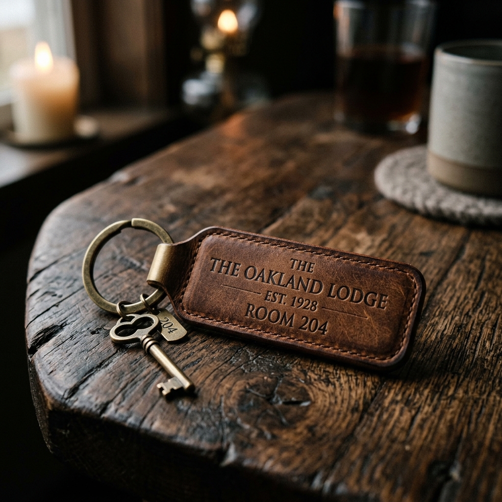 Leather Key Tag